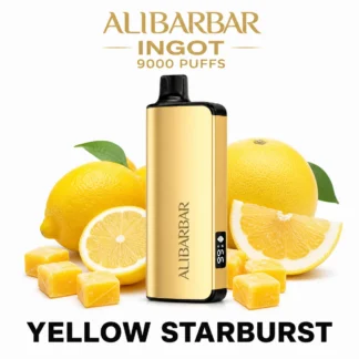 Yellow Starburst ALIBARBAR Ingot 9000 9,000 Puffs