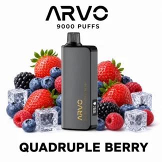 Quadruple Berry ARVO 9000 9,000 Puffs