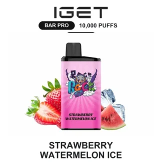 Strawberry Watermelon Ice IGET Bar Pro 10,000 Puffs