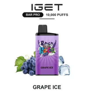Grape Ice IGET Bar Pro 10,000 Puffs