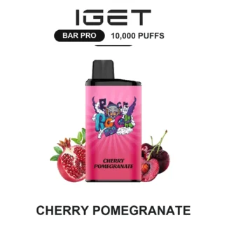 Cherry Pomegranate IGET Bar Pro 10,000 Puffs