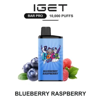 Blueberry Raspberry IGET Bar Pro 10,000 Puffs