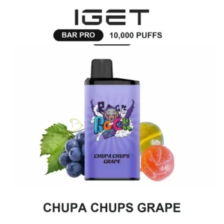 Chupa Chups Grape IGET Bar Pro 10,000 Puffs