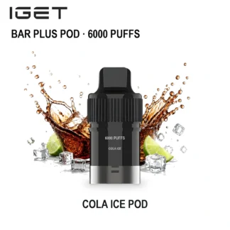 Cola Ice IGET Bar Plus Pod 6000 6,000 Puffs
