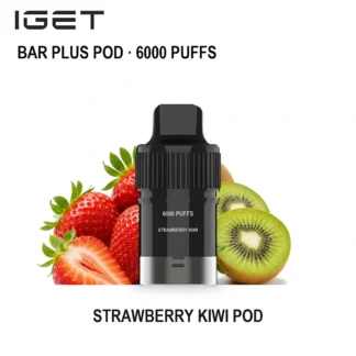 Strawberry Kiwi IGET Bar Plus Pod 6000 6,000 Puffs
