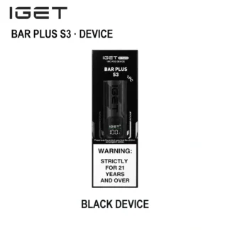 Black IGET Bar Plus Device