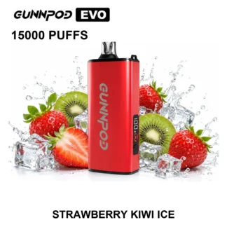 Strawberry Kiwi Ice GUNNPOD EVO 15,000 Puffs