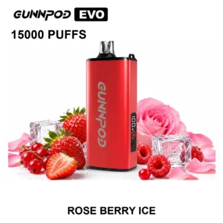Rose Berry Ice GUNNPOD EVO 15,000 Puffs