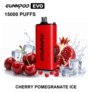 Cherry Pomegranate Ice GUNNPOD EVO 15,000 Puffs