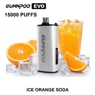 Ice Orange Soda GUNNPOD EVO 15,000 Puffs