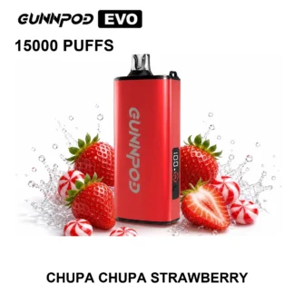 Chupa Chups Strawberry GUNNPOD EVO 15,000 Puffs