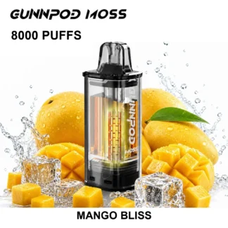 Mango Bliss GUNNPOD Moss Pod 8000 8,000 Puffs