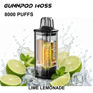 Lime Lemonade GUNNPOD Moss Pod 8000 8,000 Puffs