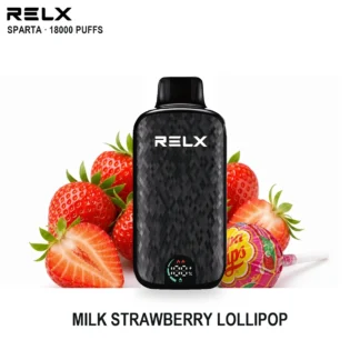 Milk Strawberry Lollipop RELX Sparta